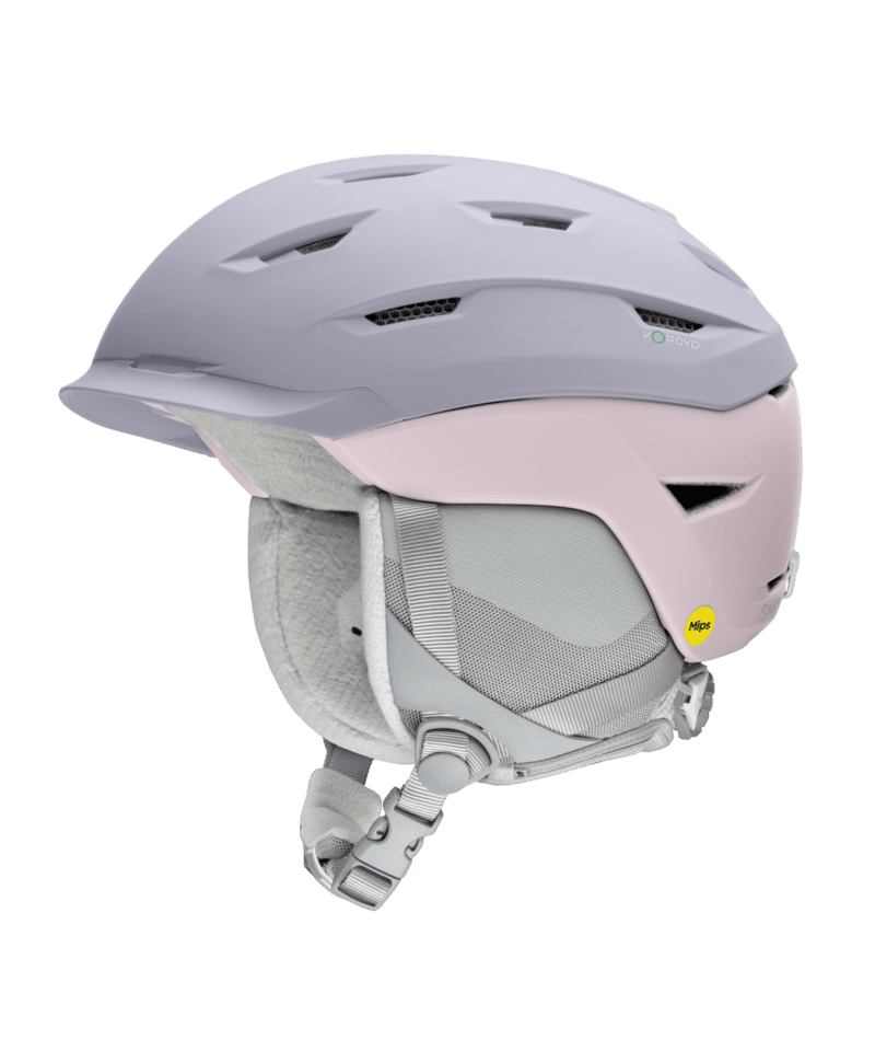 SMITH Women's Liberty MIPS Snow Helmet Matte Lunar Fog/Blush Women's Snow Helmets Smith 