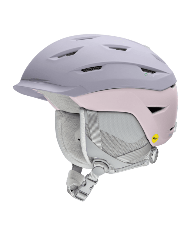 SMITH Women's Liberty MIPS Snow Helmet Matte Lunar Fog/Blush Women's Snow Helmets Smith 
