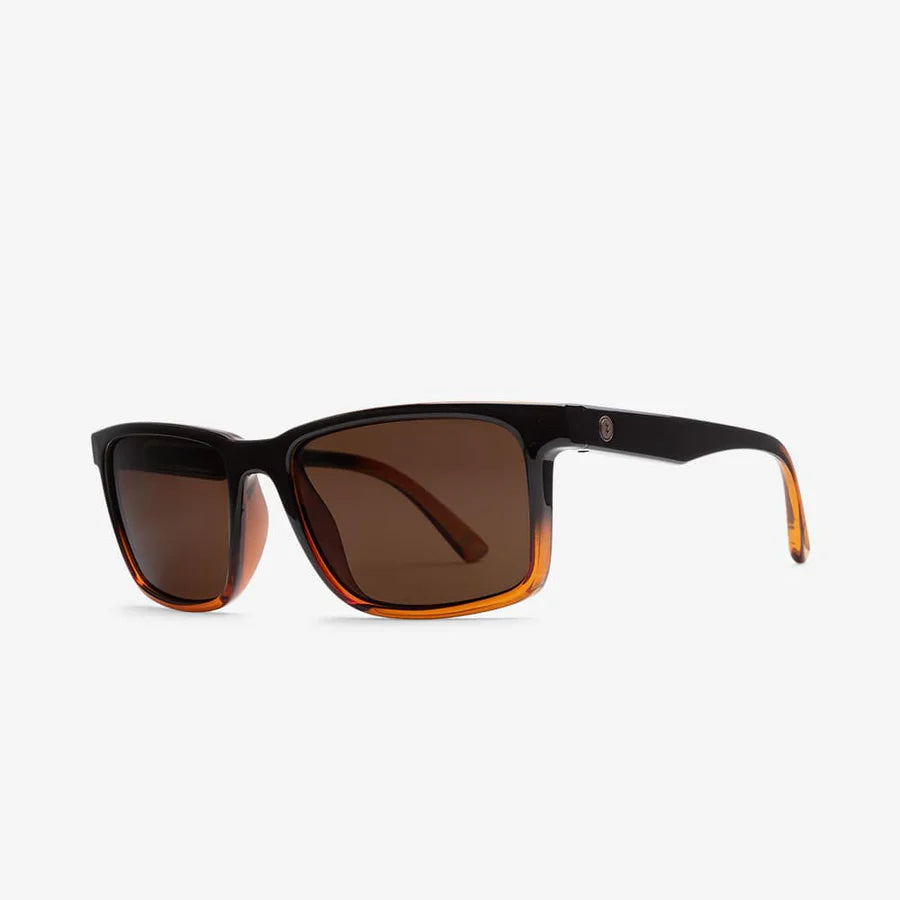 ELECTRIC Satellite Black Amber - Bronze Polarized Sunglasses Sunglasses Electric 