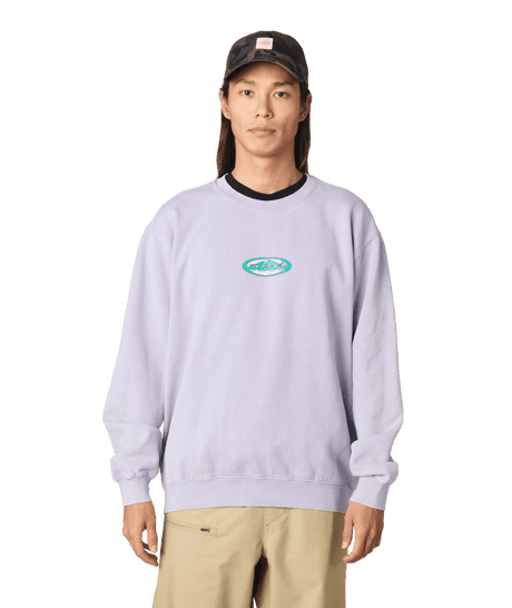 686 Mixed Relaxed Crew Mineral Lilac Men's Crewnecks 686 