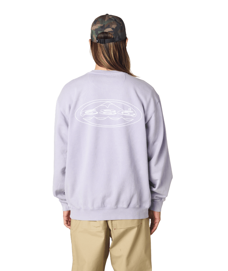 686 Mixed Relaxed Crew Mineral Lilac Men's Crewnecks 686 