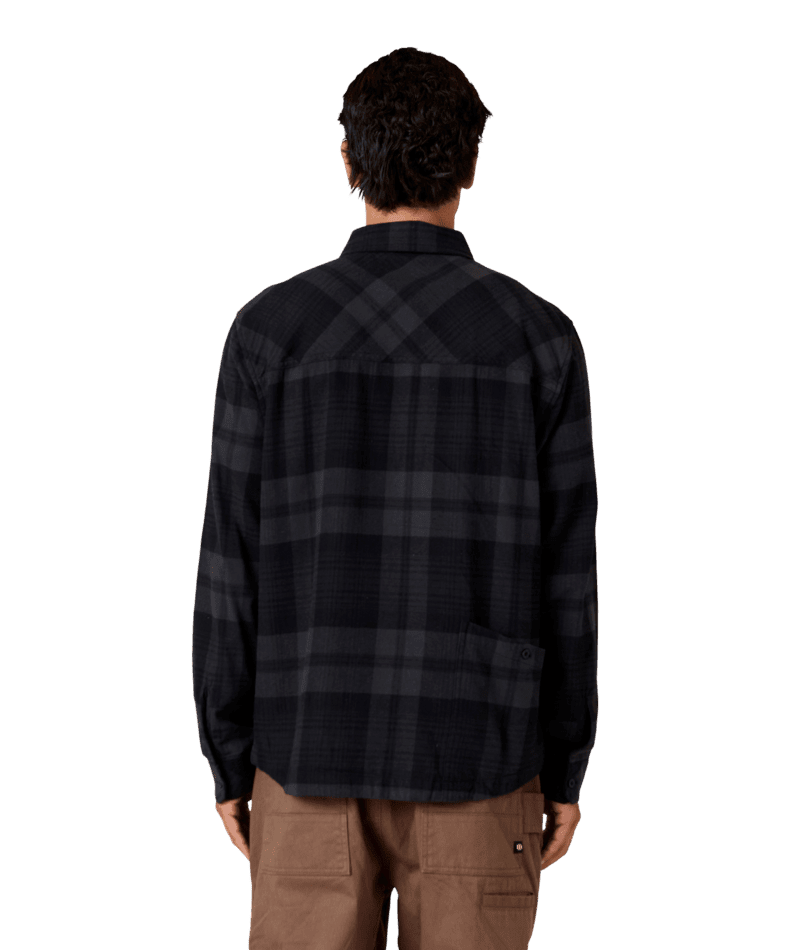 686 Smarty Headwall Flannel Black Plaid Men's Flannel Shirts 686 