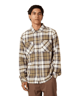 686 Smarty Headwall Flannel Tan Plaid Men's Flannel Shirts 686 