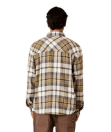 686 Smarty Headwall Flannel Tan Plaid Men's Flannel Shirts 686 