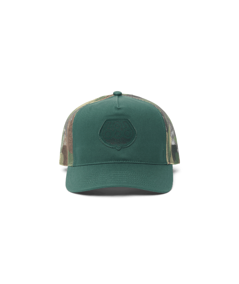 686 Mid-Pro Wreath Unstructured 5 Panel Mesh Hat Moss Green Men's Hats 686 