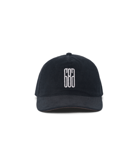 686 Mid-Pro Ghost Cord Unstructured 5 Panel Hat Black Men's Hats 686 