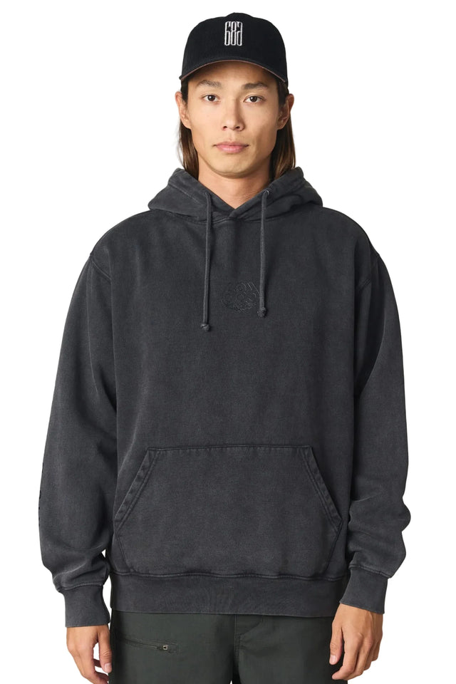 686 High Def Relaxed Hoodie Mineral Black Men's Pullover Hoodies 686 