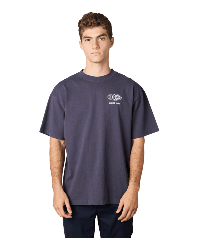 686 92 Relaxed T-Shirt Navy Men's Short Sleeve T-Shirts 686 