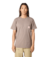 686 Unwork Authentic Pocket T-Shirt Washed Brown Men's Short Sleeve T-Shirts 686 