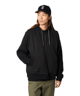 686 Merge Quilted Zip Hoodie Black/Black Men's Zip Hoodies 686 