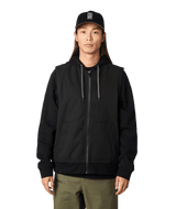 686 Merge Quilted Zip Hoodie Black/Black Men's Zip Hoodies 686 