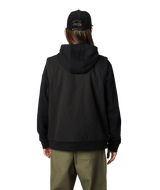 686 Merge Quilted Zip Hoodie Black/Black Men's Zip Hoodies 686 