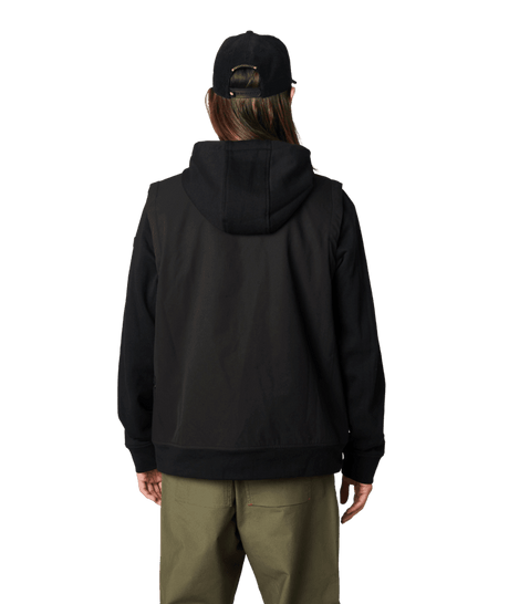 686 Merge Quilted Zip Hoodie Black/Black Men's Zip Hoodies 686 