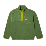 HUF Elysian Quarter Zip Fleece Pullover Avocado Men's Crewnecks huf 