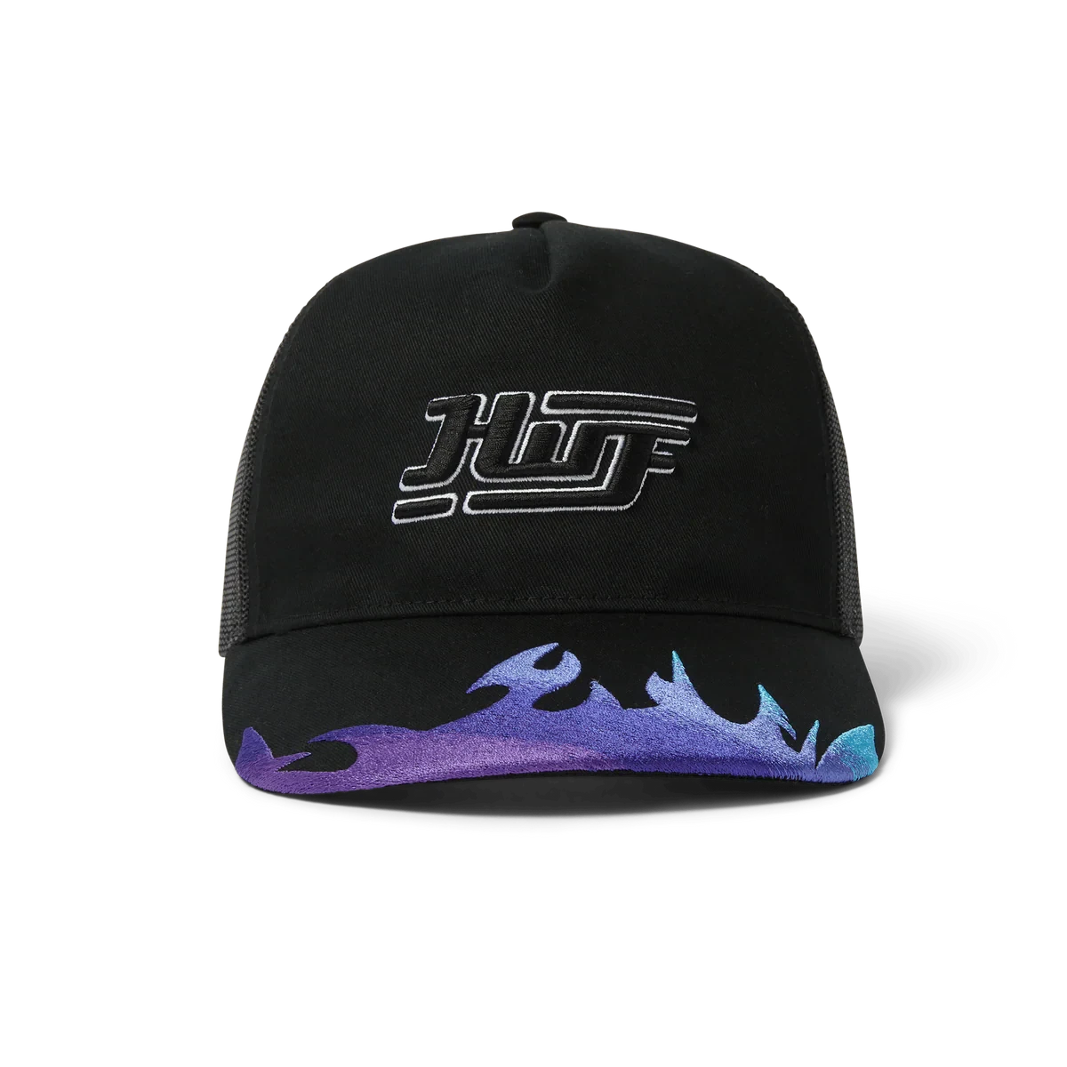 HUF Exhaust Trucker Hat Black Men's Hats Huf 