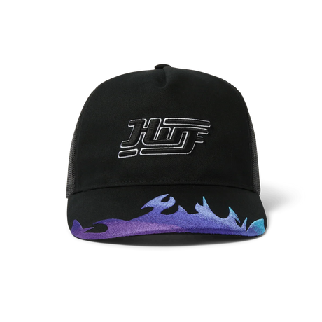HUF Exhaust Trucker Hat Black Men's Hats Huf 