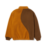 HUF Expedition 1/4 Zip Fleece Sweater Coffee Men's Sweaters huf 