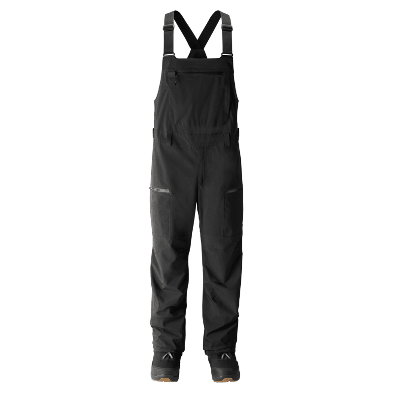 JONES MTN Surf Recycled Bib Snowboard Pants Stealth Black 2025 Men's Snow Bib Pants Jones Snowboards 
