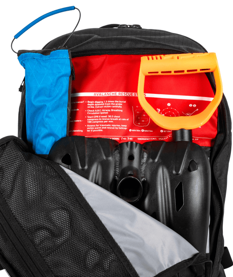 JONES Further 25L Backcountry Backpack Black Backcountry Backpacks Jones Snowboards 