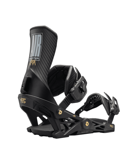 YES Airmaster Xtrm Snowboard Bindings Black 2025 Men's Snowboard Bindings Yes Snowboards 