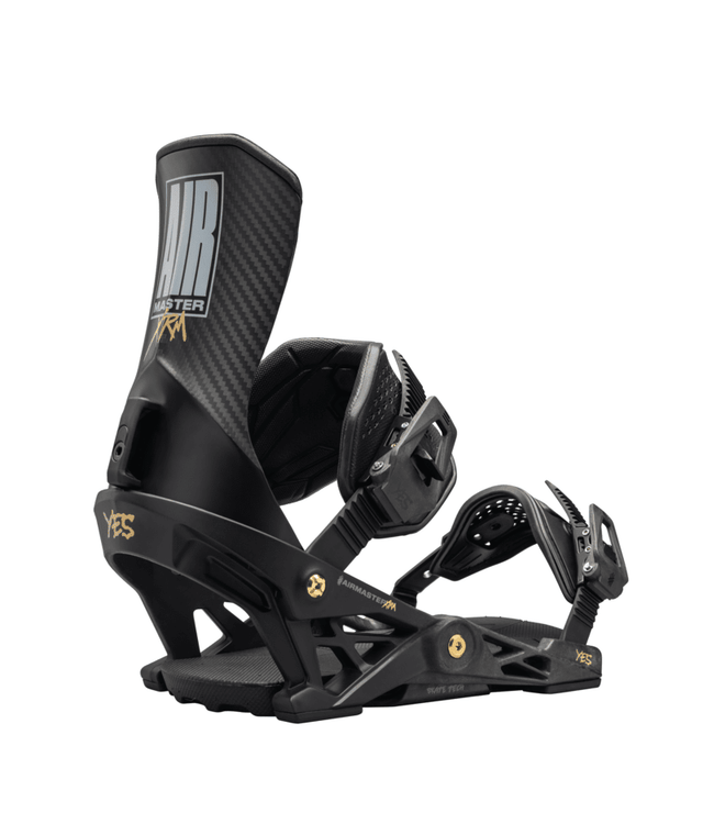 YES Airmaster Xtrm Snowboard Bindings Black 2025 Men's Snowboard Bindings Yes Snowboards 
