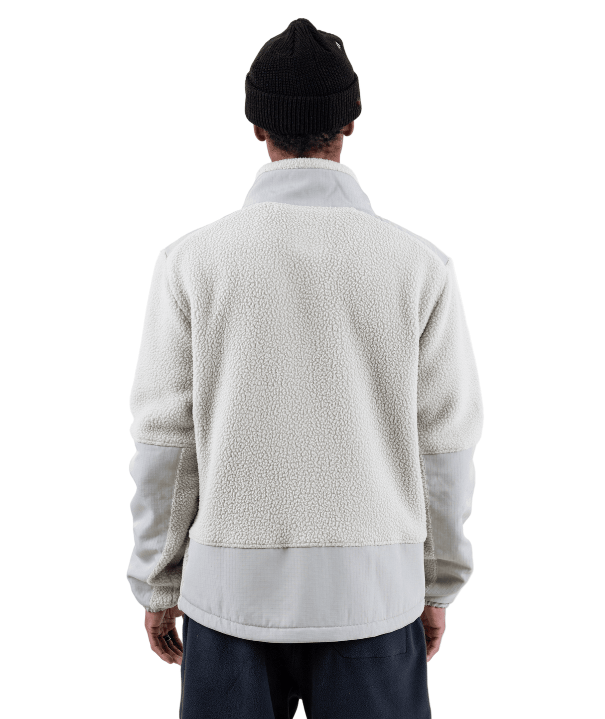 JONES Base Camp Recycled Fleece Jacket Smoke Grey Men's Insulators Jones Snowboards 