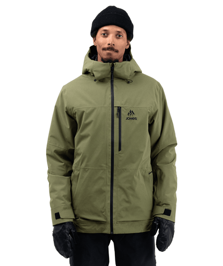 JONES MTN Surf Recycled Insulated Parka Snow Jacket Moss Green 2026 Men's Snow Jackets Jones Snowboards 