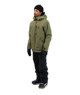 JONES MTN Surf Recycled Insulated Parka Snow Jacket Moss Green 2026 Men's Snow Jackets Jones Snowboards 
