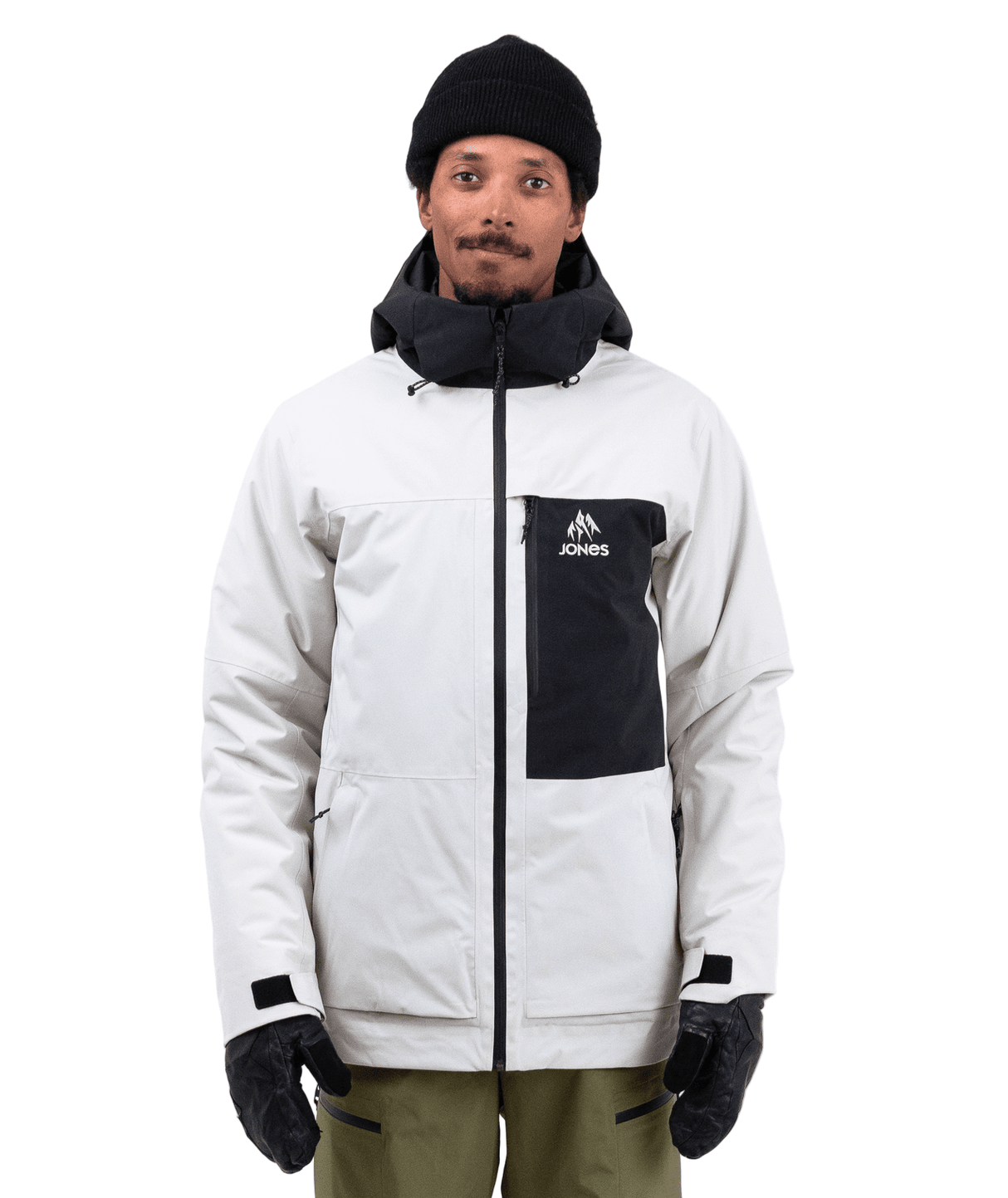 JONES MTN Surf Recycled Insulated Parka Snow Jacket Smoke Grey 2026 Men's Snow Jackets Jones Snowboards 
