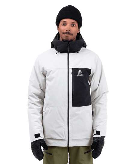 JONES MTN Surf Recycled Insulated Parka Snow Jacket Smoke Grey 2026 Men's Snow Jackets Jones Snowboards 