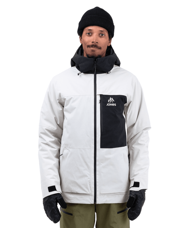 JONES MTN Surf Recycled Insulated Parka Snow Jacket Smoke Grey 2026 Men's Snow Jackets Jones Snowboards 