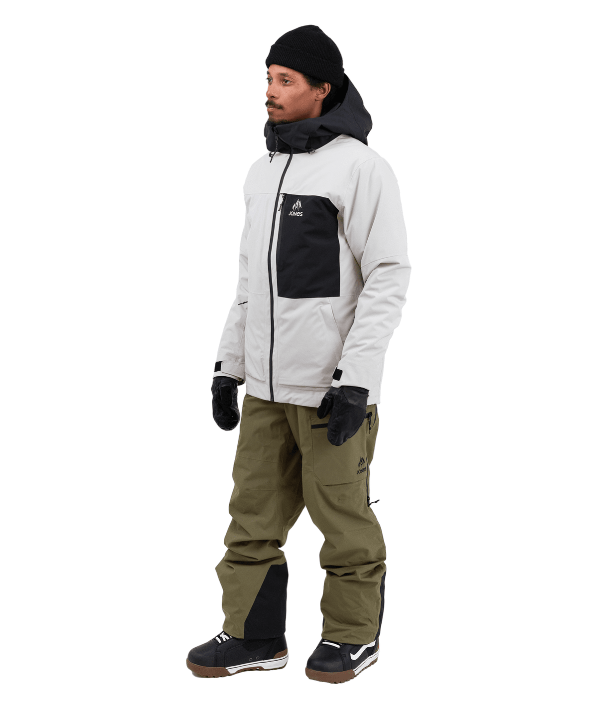 JONES MTN Surf Recycled Insulated Parka Snow Jacket Smoke Grey 2026 Men's Snow Jackets Jones Snowboards 