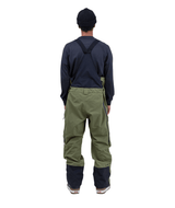 JONES MTN Surf Recycled Bib Snow Pants Moss Green 2026 Men's Snow Bib Pants Jones Snowboards 