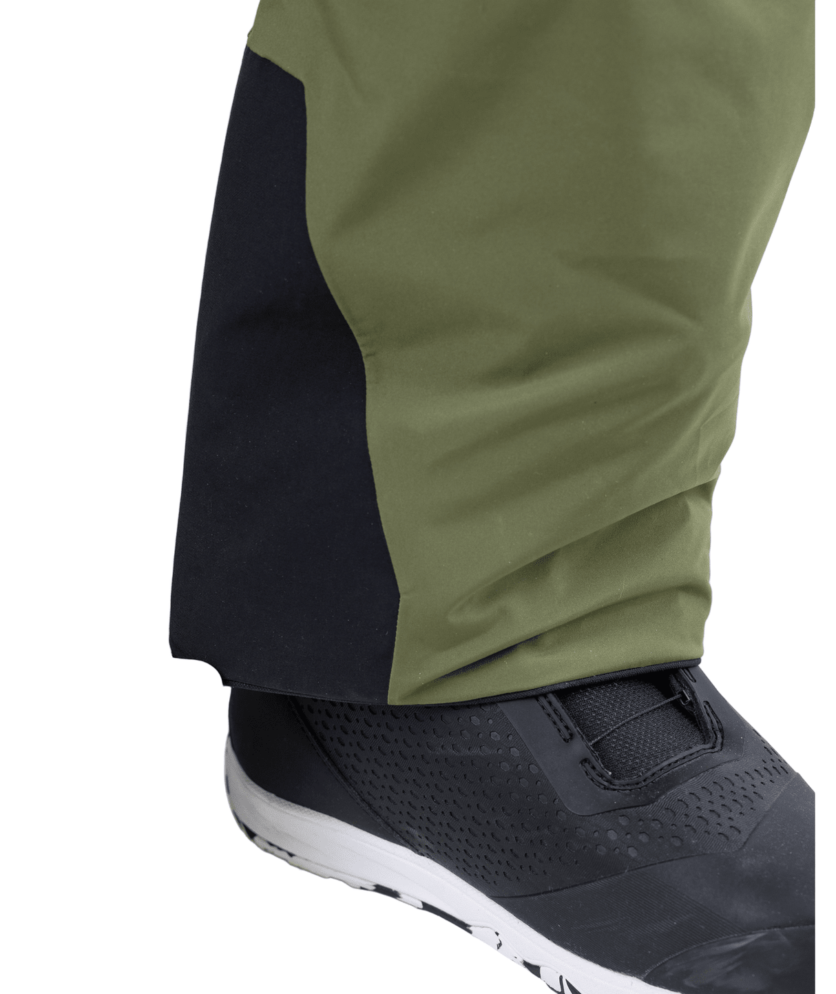 JONES MTN Surf Recycled Bib Snow Pants Moss Green 2026 Men's Snow Bib Pants Jones Snowboards 