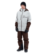 JONES Shralpinist Stretch Recycled 3L Snow Jacket Smoke Grey 2026 Men's Snow Jackets Jones Snowboards 