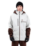 JONES Shralpinist Stretch Recycled 3L Snow Jacket Smoke Grey 2026 Men's Snow Jackets Jones Snowboards 