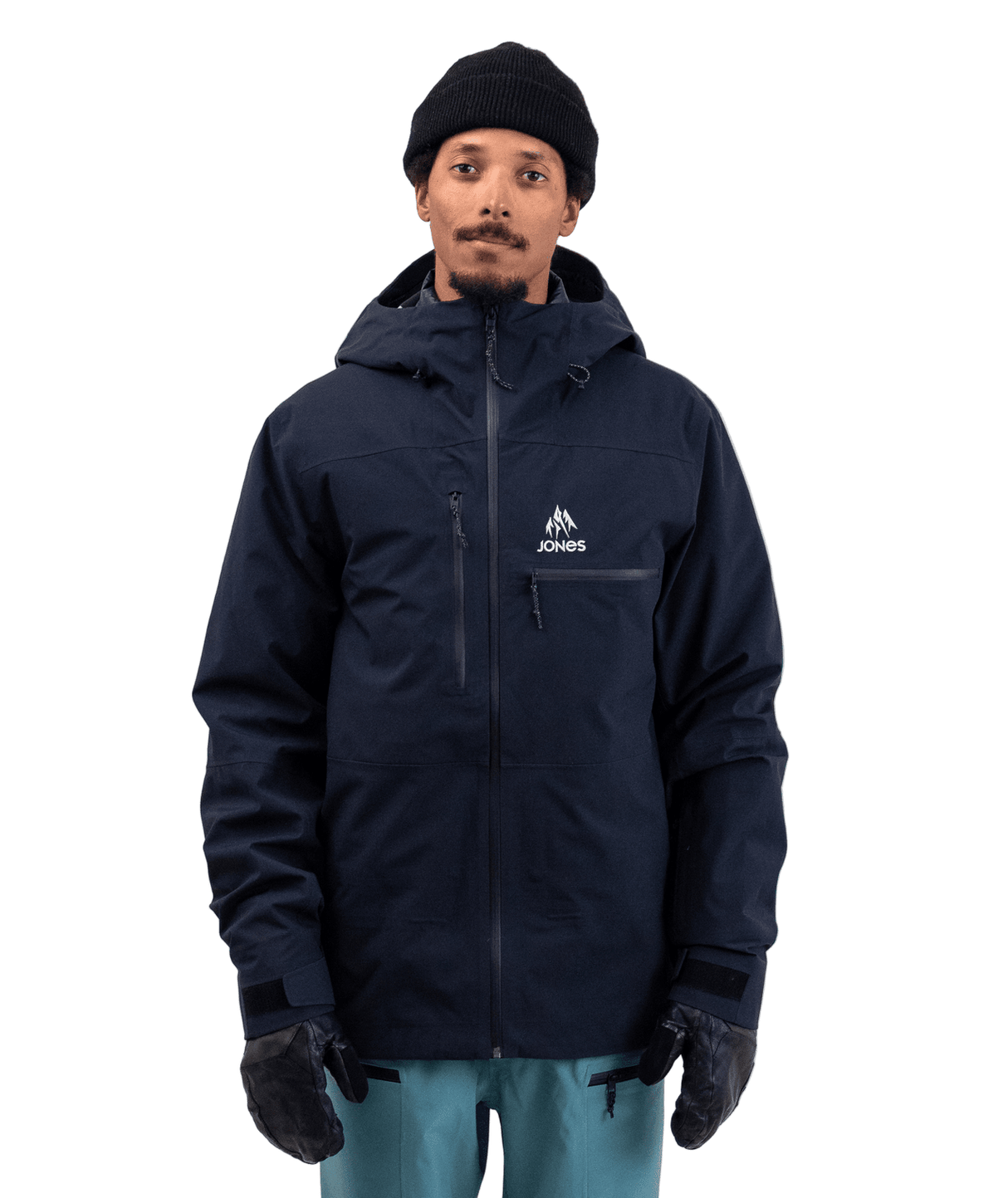 JONES Shralpinist Stretch Recycled 3L Snow Jacket Stealth Black 2026 Men's Snow Jackets Jones Snowboards 
