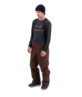 JONES Shralpinist Stretch Recycled 3L Bib Snow Pants Coffee Brown 2026 Men's Snow Bib Pants Jones Snowboards 