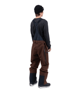 JONES Shralpinist Stretch Recycled 3L Bib Snow Pants Coffee Brown 2026 Men's Snow Bib Pants Jones Snowboards 