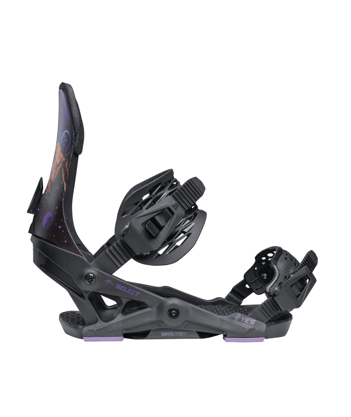 #YES Select Kowalchuk Snowboard Bindings Kowalchuk Black 2026 Men's Snowboard Bindings Yes Snowboards 