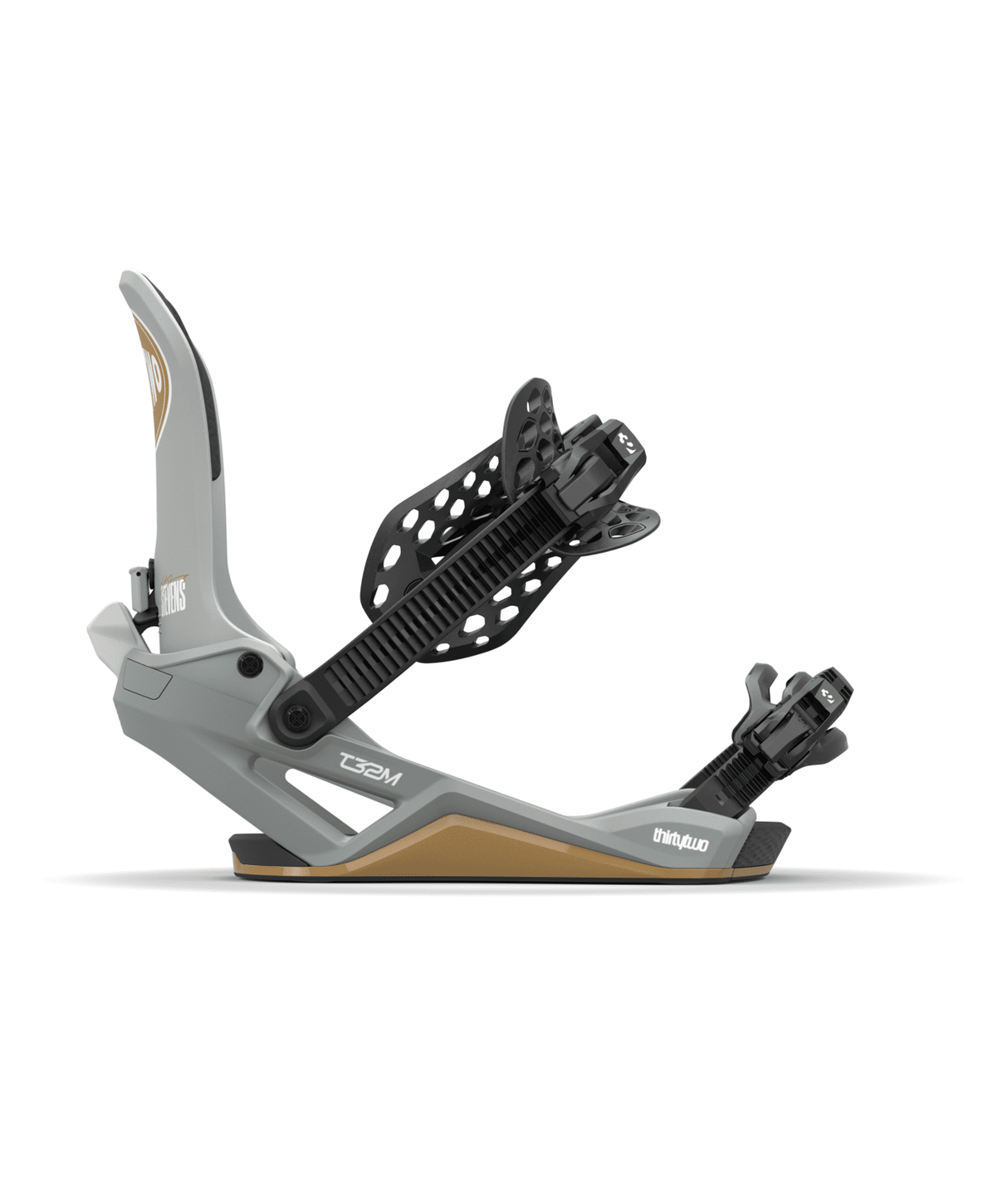 THIRTYTWO T32M Fase X Scott Stevens Snowboard Bindings Grey 2026 Men's Snowboard Bindings Thirtytwo 