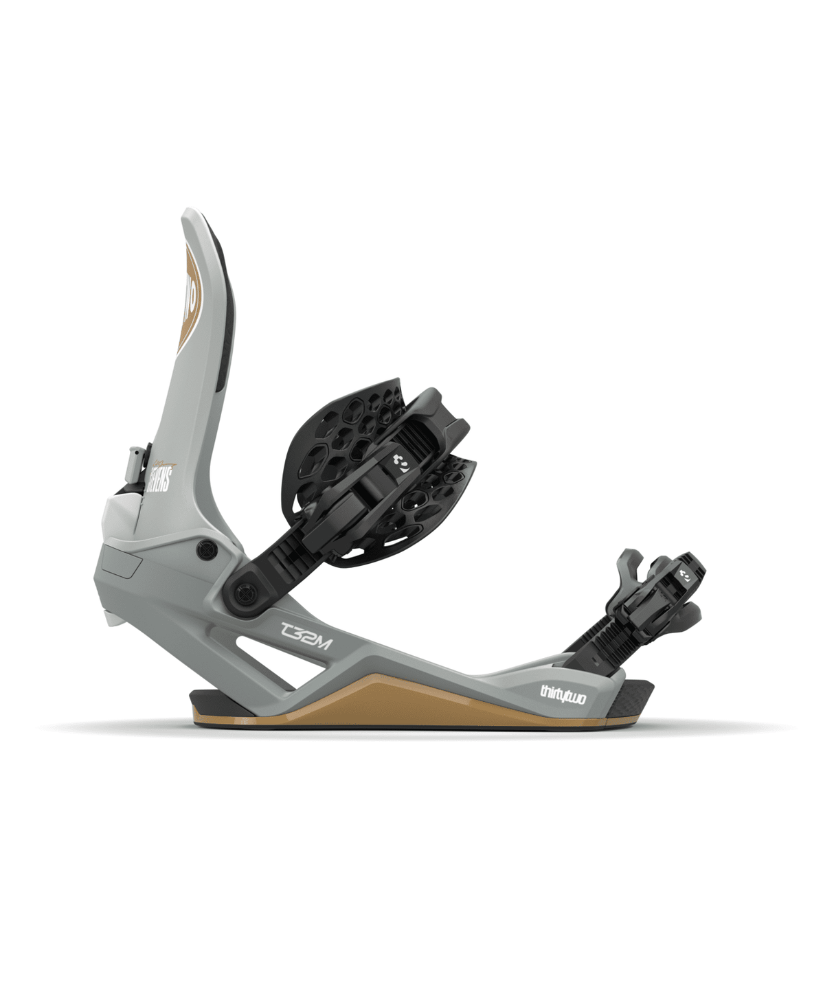 THIRTYTWO T32M Fase X Scott Stevens Snowboard Bindings Grey 2026 Men's Snowboard Bindings Thirtytwo 