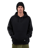 JONES Truckee Organic Cotton Pullover Hoodie Stealth Black Men's Pullover Hoodies Jones Snowboards 