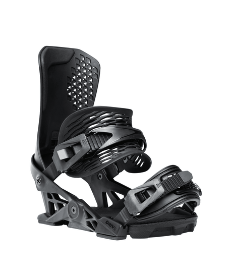 #YES Drive Snowboard Bindings Pitch Black 2026 Men's Snowboard Bindings Yes Snowboards 