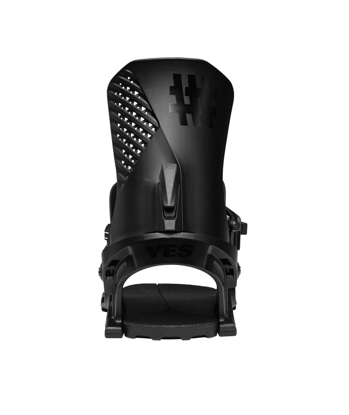 #YES Drive Snowboard Bindings Pitch Black 2026 Men's Snowboard Bindings Yes Snowboards 