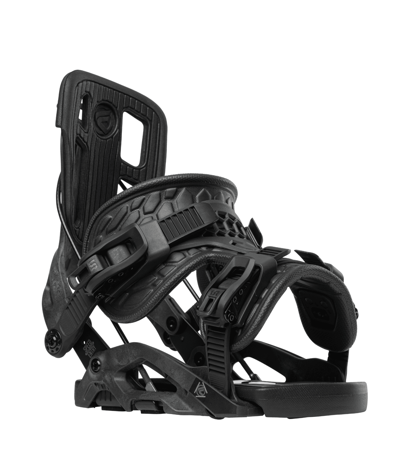 FLOW Fuse Carbon Fusion Snowboard Bindings Graphite 2024 Men's Snowboard Bindings Flow 