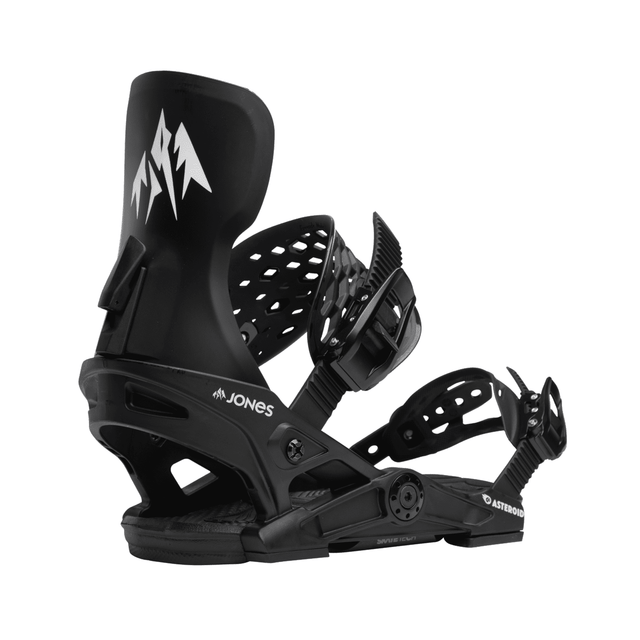 JONES Youth Asteroid Snowboard Bindings Eclipse Black 2026 Men's Snowboard Bindings Jones Snowboards 