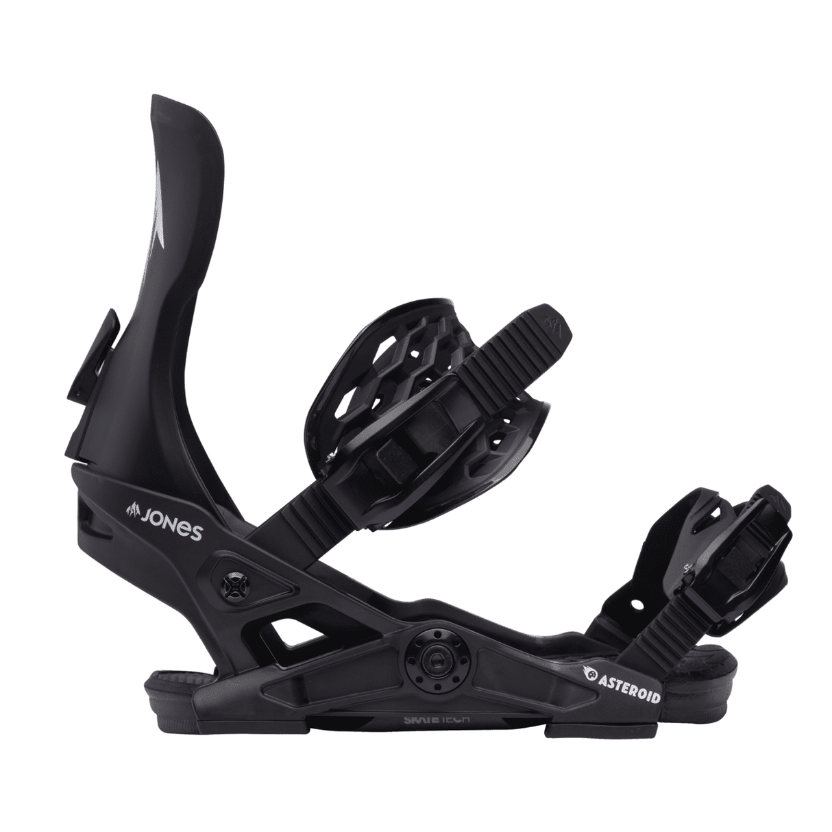 JONES Youth Asteroid Snowboard Bindings Eclipse Black 2026 Men's Snowboard Bindings Jones Snowboards 