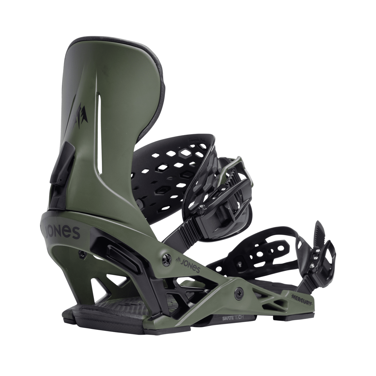 JONES Mercury Snowboard Bindings Pine Green 2024 Freeride