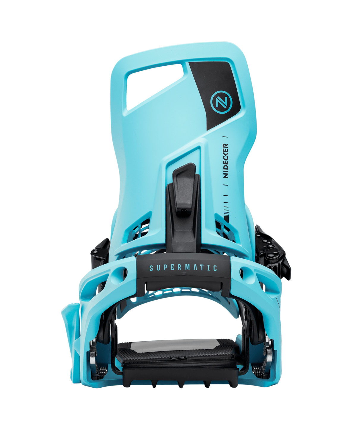 NIDECKER Supermatic Snowboard Bindings Cyan 2025 Men's Snowboard Bindings Nidecker 